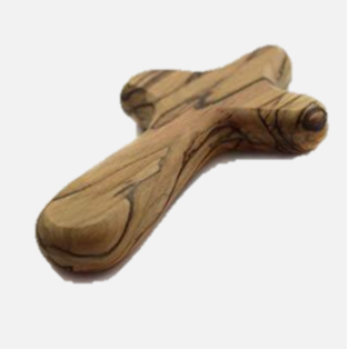 (CE2) Cruz de mano grande (fondo gris)